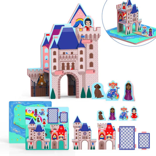 Princess Castle Play Puzzle - - Fat Brain Toys - US 9750
