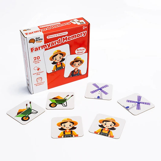 Farmyard Memory - Best Early Learning Toys for Ages 2 to 5 - US 8032