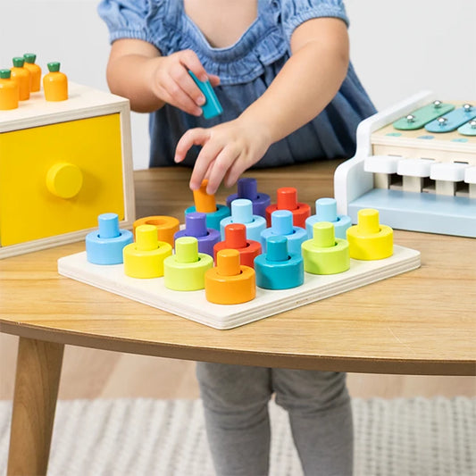 Matching Rings - Best Early Learning Toys for Babies - Fat Brain Toys - US 5194