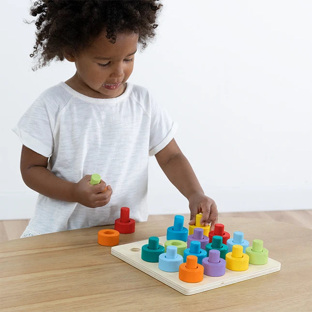 Matching Rings - Best Early Learning Toys for Babies - Fat Brain Toys - US 5194