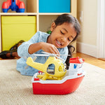 Green Toys Rescue Boat and Helicopter - Best Bath Toys for Babies - US 5455