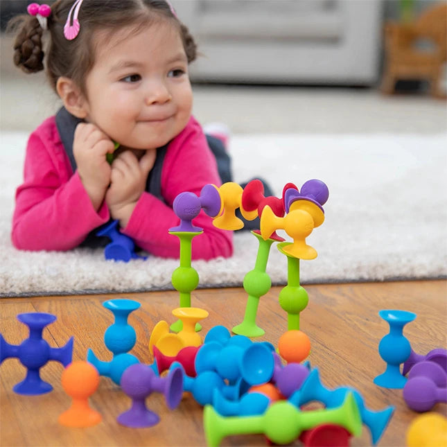Squigz - Best Bath Toys for Ages 3 to 6 - Fat Brain Toys - US 9444
