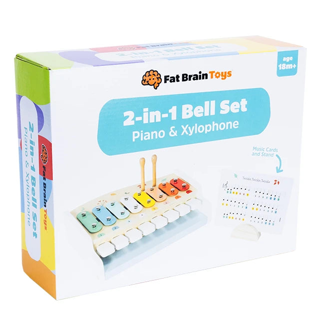 2-in-1 Bell Set - Best Early Learning Toys for Ages 2 to 5 - US 1584