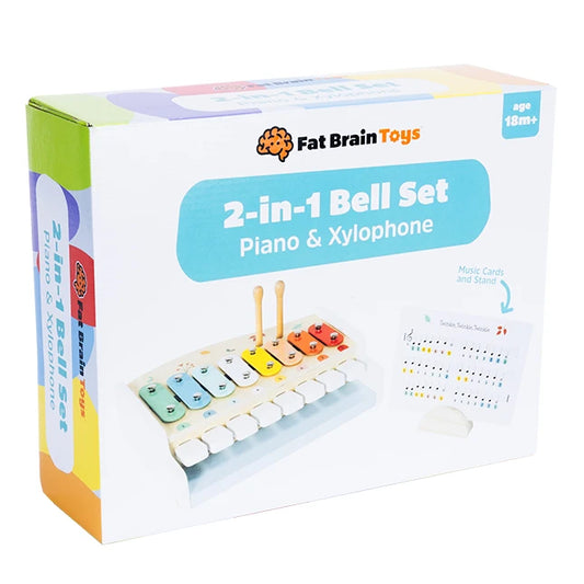 2-in-1 Bell Set - Best Early Learning Toys for Ages 2 to 5 - US 1584