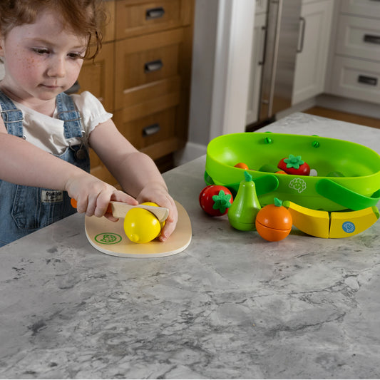 Pretendables Fruit &amp; Veggie Basket - Best for 3 year olds - US 6013