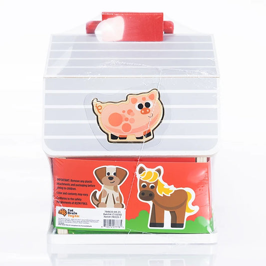 Shape Sorting Barn - Best Early Learning Toys for Babies - US 5190