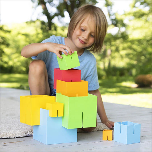 Dado Cubes - Best Building &amp; Construction for Babies - Fat Brain Toys - US 4174