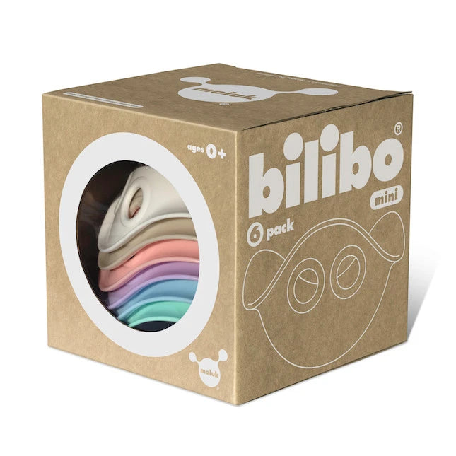 bilibo Mini - 6 Color Combo Pack by MOLUK - Best for Ages 1 to 4 - US 3982