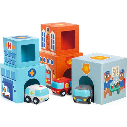 Tower Blocks &amp; Cars - Best Baby Toys &amp; Gifts for Babies - US 9102