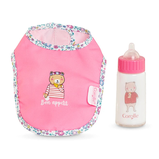 Bebe Bib &amp; Magic Milk Bottle - 12 &amp; 14 inch - Best for Ages 2 to 7 - US 5462
