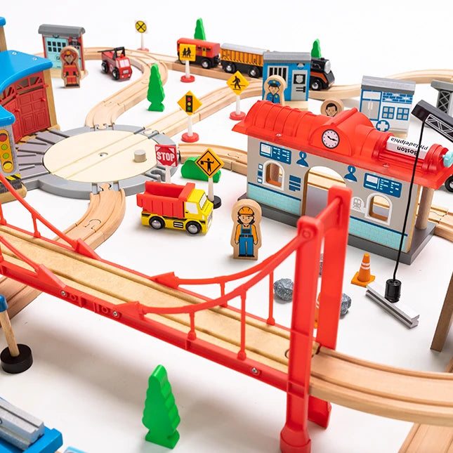 100pc Mountain Train Set - Best for Ages 3 to 5 - US 4168