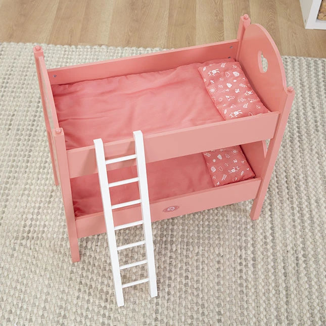 Emery's World - Pretend &amp; Play Double Doll Bed - Best for Ages 3 to 6 - US 3723