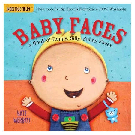 Indestructibles - Baby Faces - Best Baby Toys &amp; Gifts for Ages 0 to 1 - US 1190