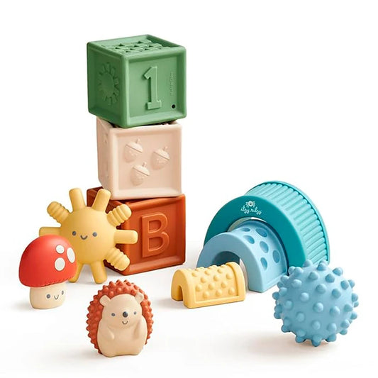 Itzy Blocks - 10 Sensory Blocks, Balls &amp; Friends - US 5167