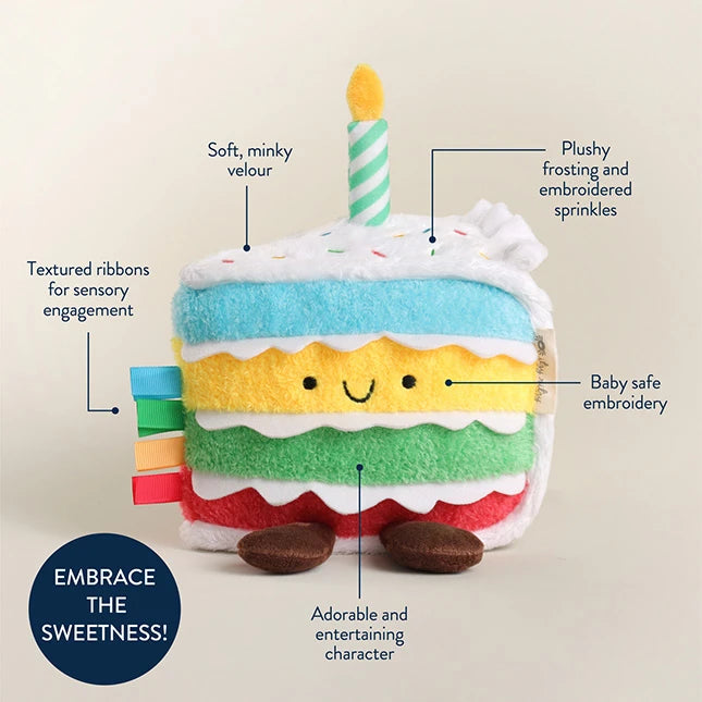 Plush Birthday Cake - Best Baby Toys &amp; Gifts for Ages 0 to 4 - US 7940