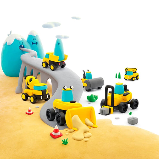 Hey Clay Construction Vehicles - Best Arts &amp; Crafts for Ages 3 to 12 - US 2591
