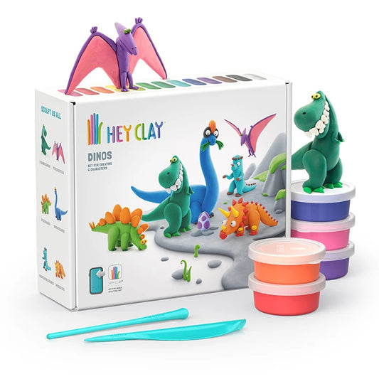 Hey Clay Dinos - Best Arts &amp; Crafts for Ages 3 to 10 - Fat Brain Toys - US 0970