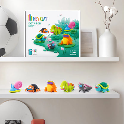 Hey Clay Exotic Pets - Best Arts &amp; Crafts for Ages 4 to 10 - US 0548