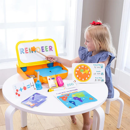 Pretendables School Desk - Best Early Learning Toys for Ages 3 to 6 - US 7835