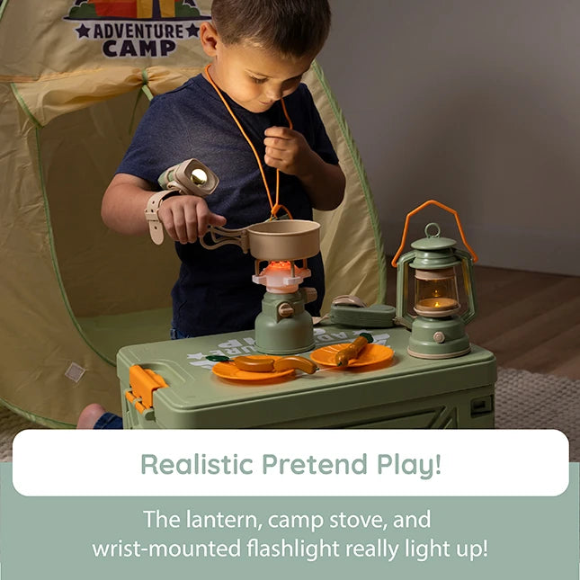 Adventure Camp 20 Piece Set - Best Outdoor Toys for Ages 3 to 6 - US 0637