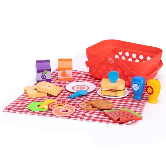 Pretendables Picnic Basket Set - Best Outdoor Toys for Ages 3 to 6 - US 8980