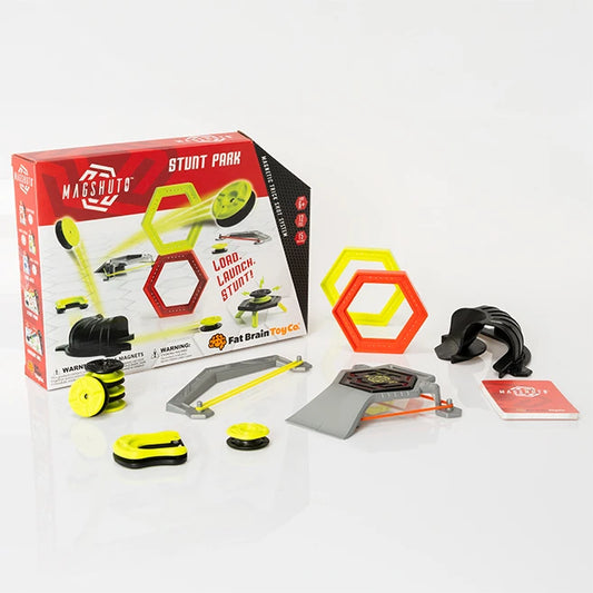 Magshuto Stunt Park - Best Games for Ages 6 to 11 - Fat Brain Toys - US 1610