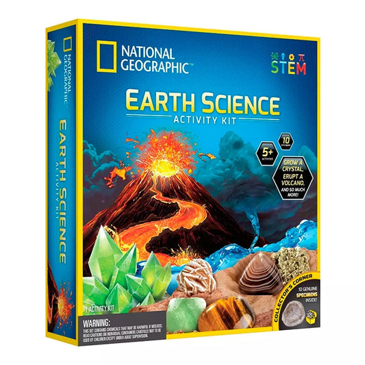 National Geographic Earth Science Activity Kit - Best for 8 year olds - US 6262