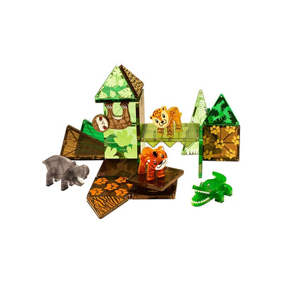 Magna-Tiles Jungle Animals - - Fat Brain Toys - US 1408