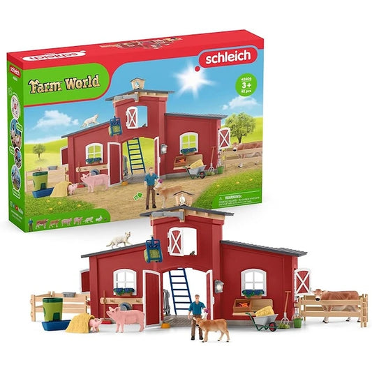 Farm World Red Barn - - Fat Brain Toys - US 8097