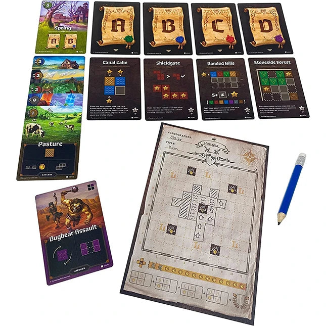 Cartographers - A Roll Player Tale - Best Games for Ages 10 to 12 - US 7082