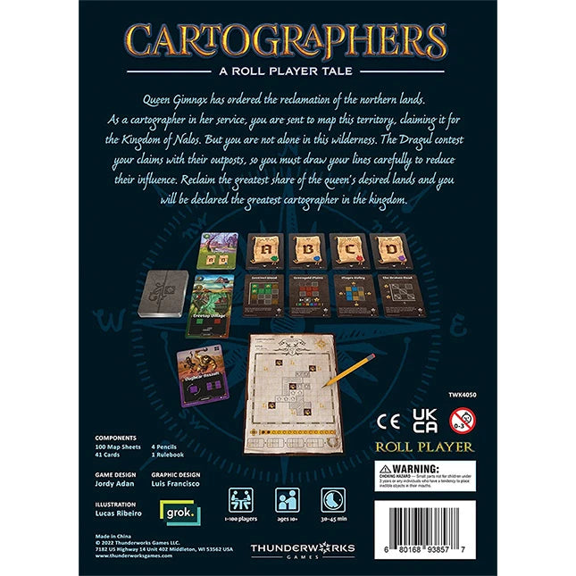 Cartographers - A Roll Player Tale - Best Games for Ages 10 to 12 - US 7082