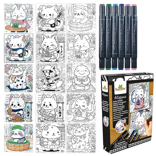 Sycomore Artissimo - Manga Kawaii Animals - Best for Ages 10 to 12 - US 1390