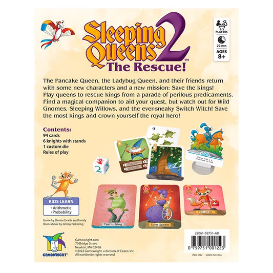 Sleeping Queens 2 The Rescue - Best Games for Ages 8 to 12 - US 9504