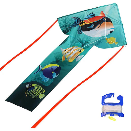 Breezy 42 inch Tropical Fish Kite - Best Active Play for Ages 8 to 12 - US 8446
