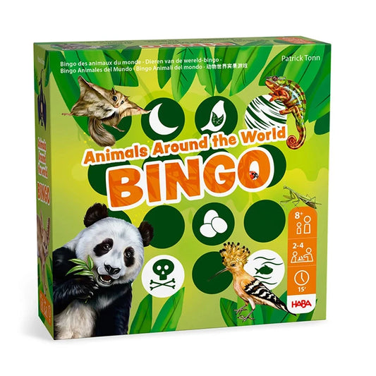 Animals of the World Bingo - Best Games for Ages 8 to 12 - US 9836