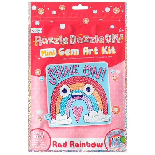 Razzle Dazzle DIY Mini Gem Art Kit - Rad Rainbow - US 9119