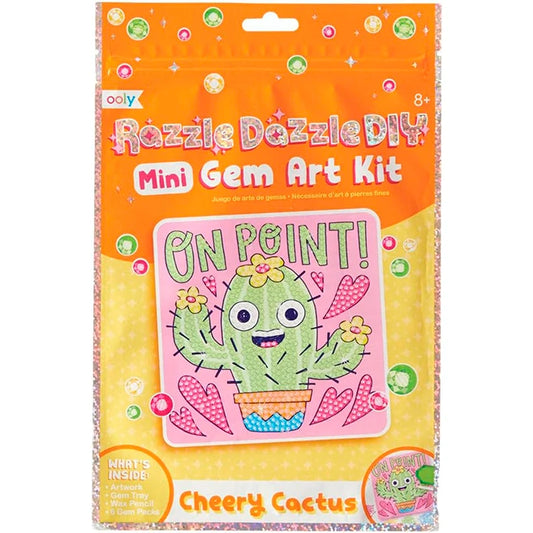 Razzle Dazzle DIY Mini Gem Art Kit - Cheery Cactus - US 7780