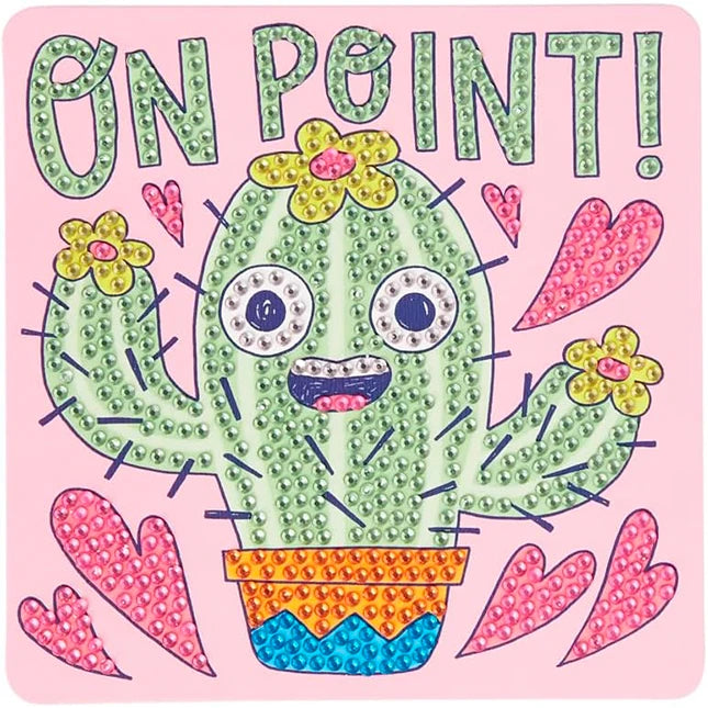 Razzle Dazzle DIY Mini Gem Art Kit - Cheery Cactus - US 7780