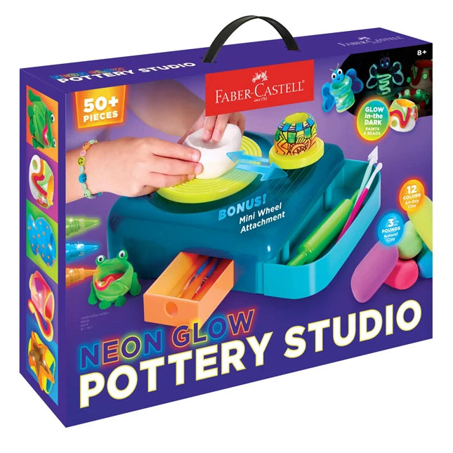 Neon Glow Pottery Studio - Best Arts &amp; Crafts for Ages 8 to 12 - US 4388