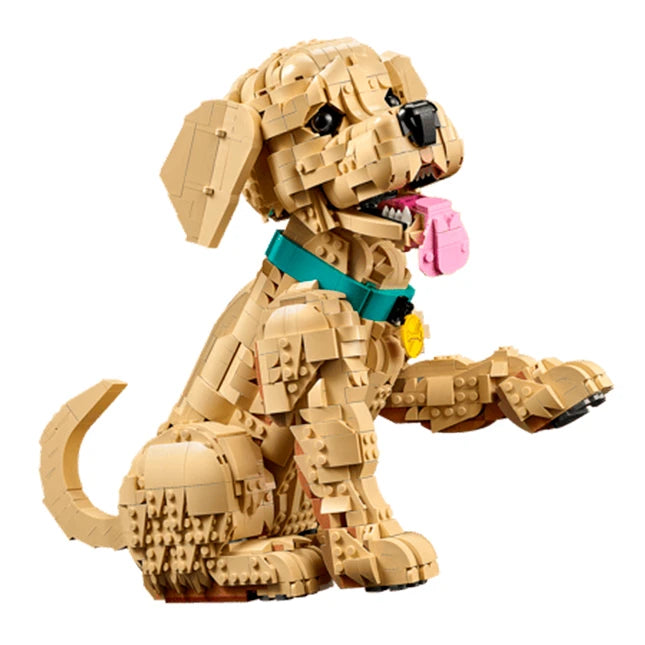 LEGO Icons - Golden Retriever Puppy - - Fat Brain Toys - US 0229
