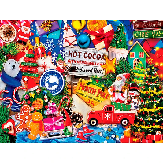 Greetings From The North Pole 500 Piece Jigsaw Puzzle - - US 2813