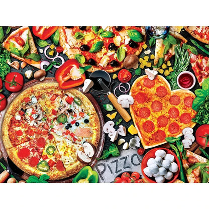 Trendz Viva la Pizza - 300 pc EZ-Grip Puzzle - - Fat Brain Toys - US 0460
