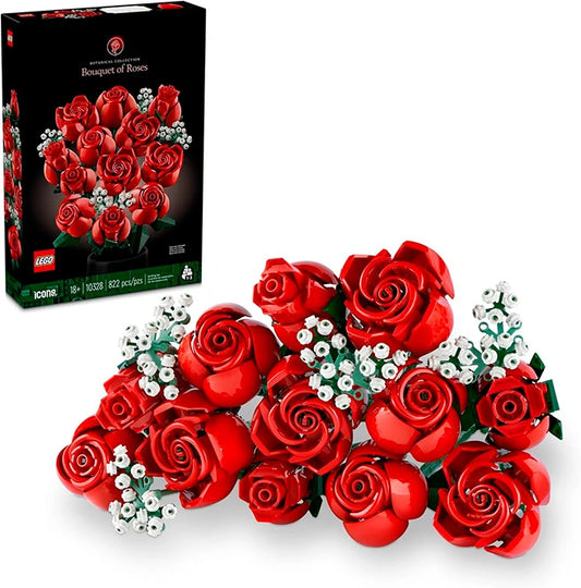 LEGO Icons - Bouquet of Roses - - Fat Brain Toys - US 4352
