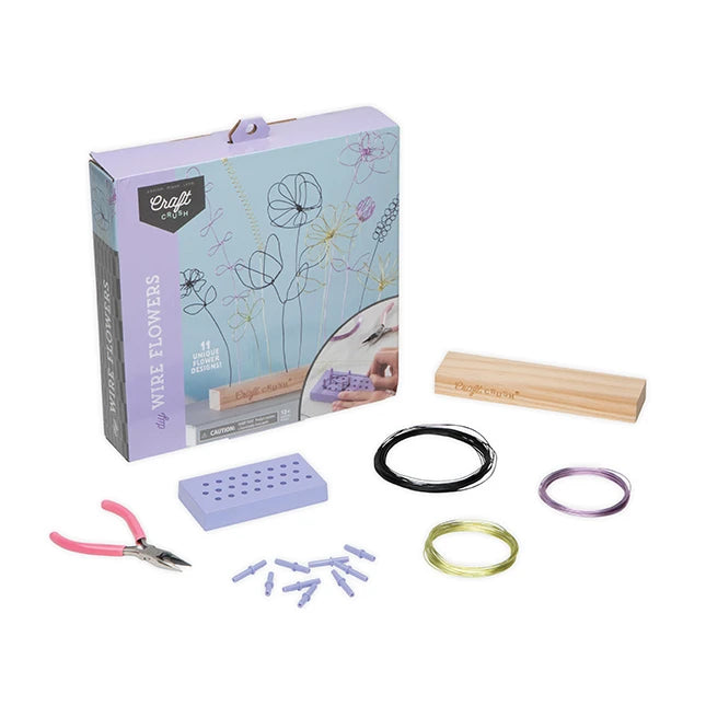 Craft Crush - DIY Wire Flower Kit - Best Arts &amp; Crafts for Babies - US 1419