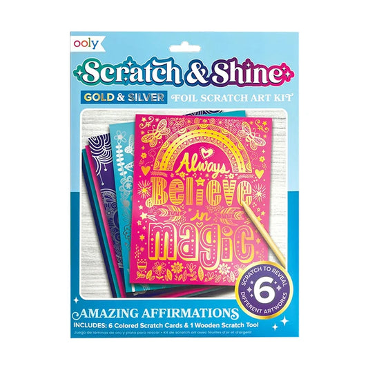 Scratch &amp; Shine Scratch Cards - Amazing Affirmations - US 4189