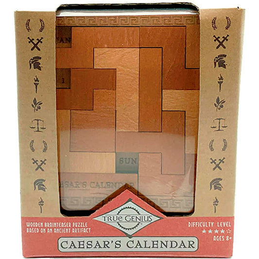 True Genius Caesars Calendar - Best Brainteasers for Ages 8 to 12 - US 9768