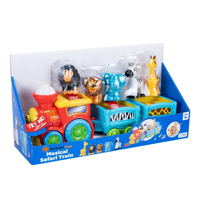 Musical Safari Train - Best Early Learning Toys for Babies - US 7709