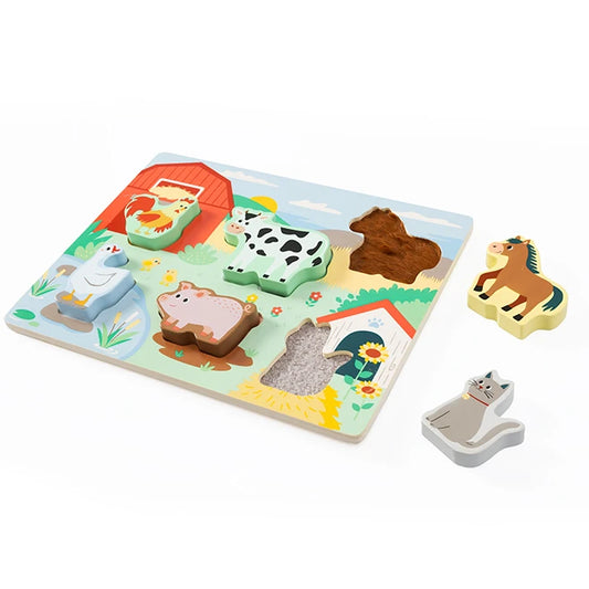 Farm Textured Puzzle - Best Baby Toys &amp; Gifts for Babies - US 0523