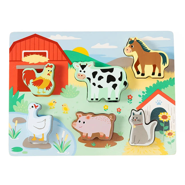 Farm Textured Puzzle - Best Baby Toys &amp; Gifts for Babies - US 0523
