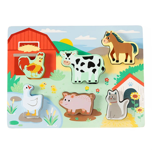Farm Textured Puzzle - Best Baby Toys &amp; Gifts for Babies - US 0523